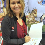 Chantal Pepin signature livre avec bébés dragons